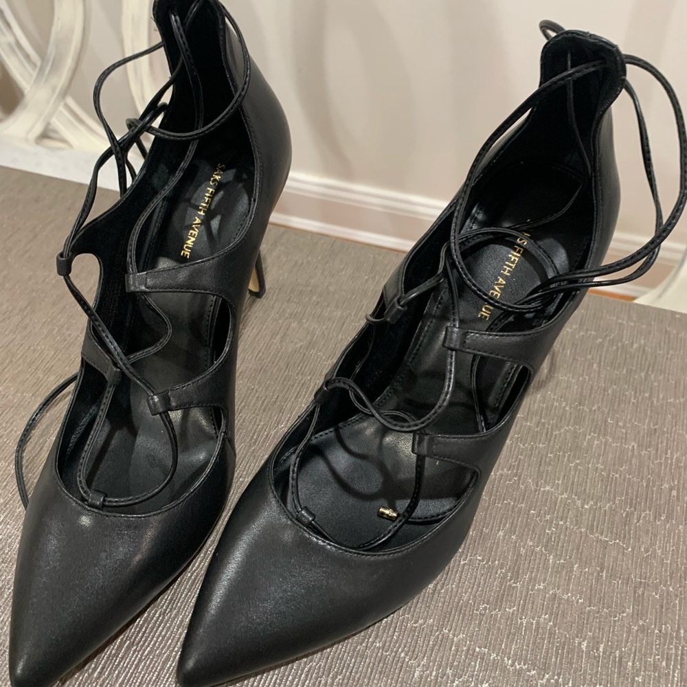 Brand new Black stilettos sake fifth Avenue NEVER WORN